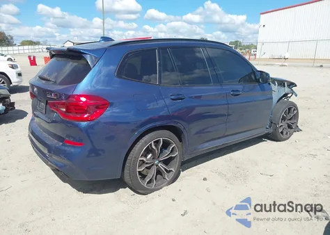2020 BMW X3 M Competition z USA, uszkodzony, nr VIN 5YMTS0C00LLT10243
